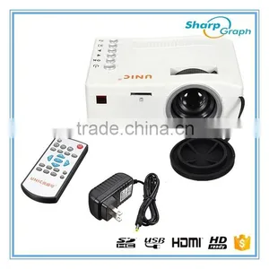 Wholesale UNIC Online Shopping Mini HD Led Multimedia Projector UC18 Pocket HDMI 12V Projectors thumbnail-1
