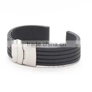 Silicone Wristband Watch Band and Bracelet thumbnail-1