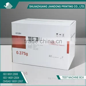 Custom Printed Corrugated Carton for Pill Case thumbnail-1