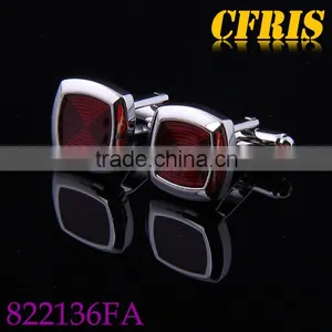 Red Enamel Cufflink,Wholesale Cheap Enamel Cufflink thumbnail-1