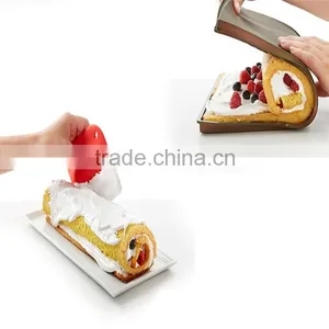 Grilled Rectangular Shape Silicone Swiss Cake Rolling Mat Chocolate Rolls Sushi Mold Pizza Baking Pan Dough Roller For Baking thumbnail-3