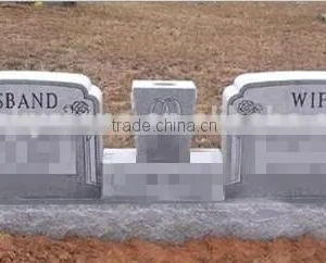 Indent Corners Headstone for Double thumbnail-1