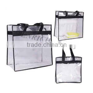 Enrich Clear PVC Tote Bag Transparent Shopper Tote Bag In Fashion Design Quality Choice thumbnail-4