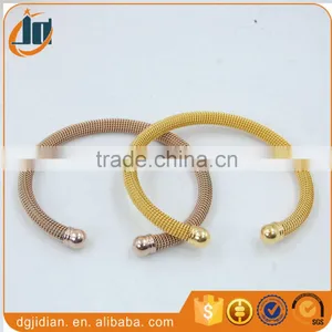 Best Selling Products 2016 Stainless Steel Twisted Wire Charm Bracelet thumbnail-3