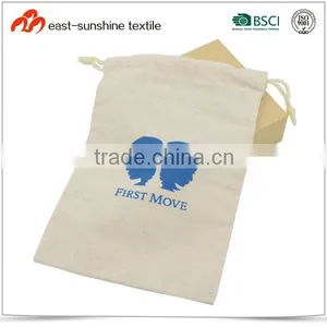 Screen Printed Cotton Drawstring Pouch and Cotton Bags Most Popular thumbnail-1