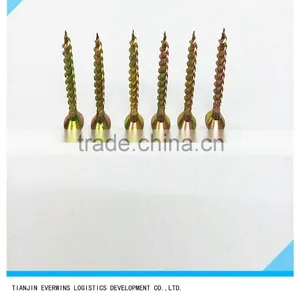 Brass Plated Screws Pozidriv Head Fine Thread Drywall Screws thumbnail-2