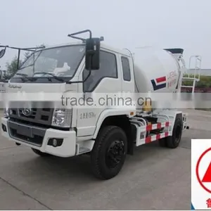 FOTON Brand FORLAND Chassis 4cbm Mini Concrete Mixer Truck for Sale thumbnail-1