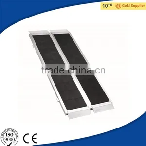 Convenient and Compact Folding Wheelchair Loading Vehicle Handicap Ramp for Home thumbnail-3