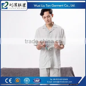 Plaid Poplin Mens Pajama Sleepwear From China Supplier thumbnail-3