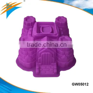 Castle Baking Cake Chocolate Soap Ice Silicone Mold Mould Pan thumbnail-1
