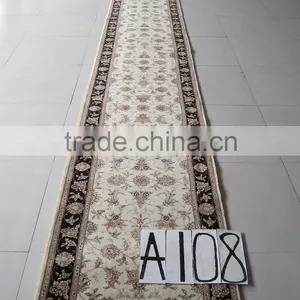 Pakistan Handmade Wool Corridor Carpet Tibetan Design Wool Runner Carpet Chinese Peking Wool Carpet thumbnail-4