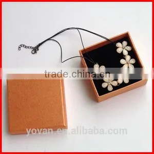 Square Cardboard Gift Boxes for Packing Necklace Custom Wholesale thumbnail-1