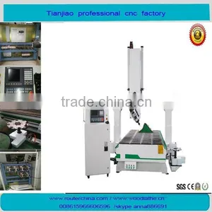4 Axis Center HSD Spindle Automatic Tool Change for 3d Siding Drlling Cnc Router thumbnail-1