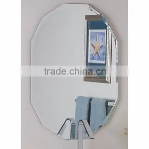Hot Sale Drilled Wall Mirror Silver Mirror Piece With Hook Export Mirror Factory thumbnail-1