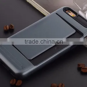 2016 New Style Best Price With Card Holder Function Mobile Phone Case,For Samsung S6 Edge Case thumbnail-4