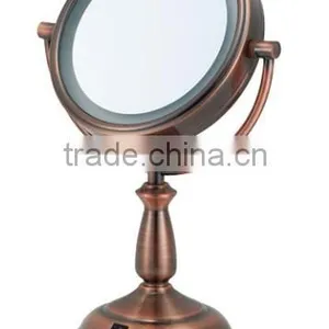 Double Sided Magnifying LED Table Mirror LED Desktop Mirror thumbnail-1