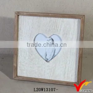 Photo Frame Cute Little Girl Vintage Wood thumbnail-1