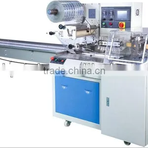 Dual Frequency Conversion,reciprocating SZ-350W Flow Wrap Packaging Machine thumbnail-1