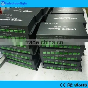 Ledcolourlight Factory Wholesale DMX 24CH LED Decoder PWM Decoder thumbnail-1