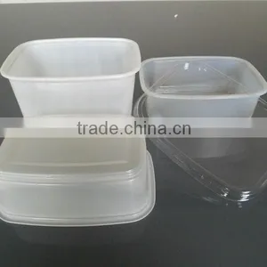 Disposable Plastic Food Container With Lid thumbnail-1