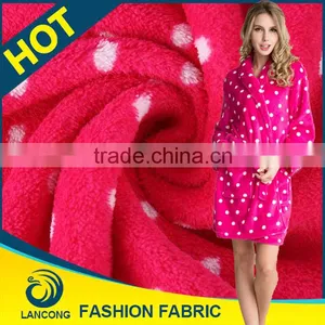 1PCS SALE!!!2015 Top Quality Attractive Polar Fleece Printed Fabric for Bathrobe/blanket Accept Custom-made thumbnail-1