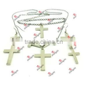 Fashion Zinc Alloy Cross Earrings for Gifts (CEG51031) thumbnail-5