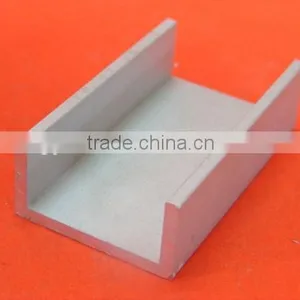 Mill Finish Extruded Channel Aluminum C Channel Profiles thumbnail-1