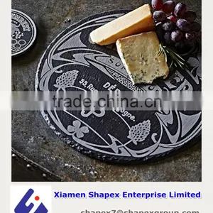 Italian Slate Cheese Plate Board Wholesale thumbnail-2