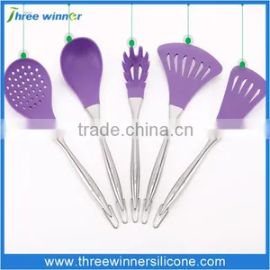 FDA Eco-friendly Utensil Silicone Spatula Set Cookware thumbnail-5