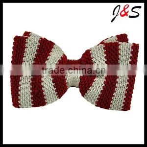 Custom 100% Silk Knitted Bow Ties for Men thumbnail-2