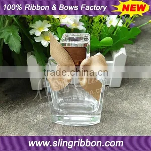 Satin & Lurex Ribbon Bow On Perfume Bottle thumbnail-5