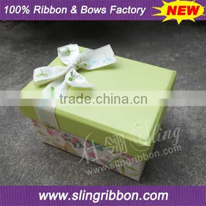 2016 New Design Custom Satin Ribbon Pre-made Bow Tie Packaging Box thumbnail-2