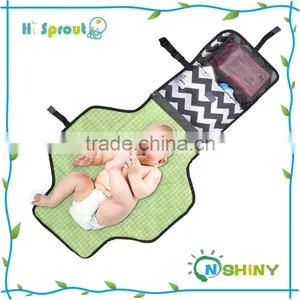 Travelling Waterproof Polyester Baby Diaper Travel Portable Changing Mat thumbnail-1
