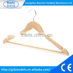 CLOTHES HANGERS - Wooden Hanger With Trouser Bar thumbnail-1
