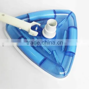 Easily Clean Corners TRIANGULAR-SHAPED POOL VACUUM HEAD thumbnail-1