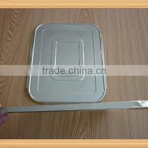 Rectangular Disposable Catering Aluminum Foil Container Lid thumbnail-5