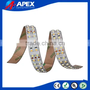 Cct Adjustable Led Strip Smd 3528 240leds per Meter 6500k+3500k thumbnail-1
