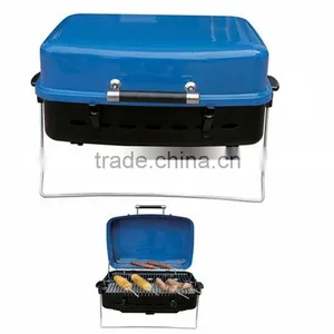 Hot Sale in 2014 High Quality Portable Foldable Mini Indoor Charcoal BBQ Grill thumbnail-1