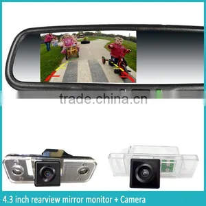 GERMID Bluetooth Rear View Mirror Back up Camera Display and Bluetooth Car Handsfree Kit thumbnail-2