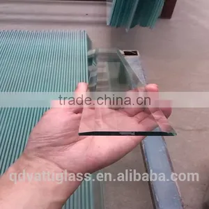 Factory Customized Clear Tempered Beveled Glass for Commercial Building thumbnail-6