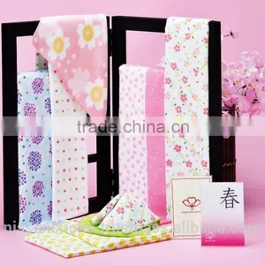 Nice Flower Design Towel and Easy to Use With Good Absorbency Made in Japan thumbnail-4