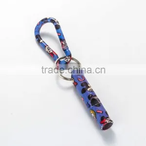 Aluminium Custom Wholesale Plastic Whistle Keychain thumbnail-1