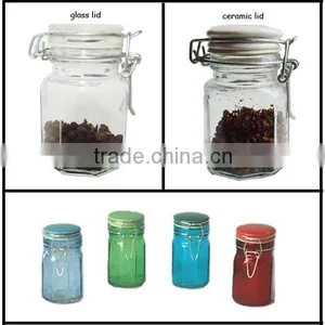 Octagon Mini Glass Jars for Candy thumbnail-2