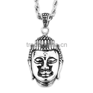 Best Sell Fashion Design Hot Stainless Steel Buddha Pendant thumbnail-3