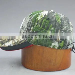 Hi Quality 3D Embroidery 6-panel Cotton Twill LED Camo Baseball Cap thumbnail-3