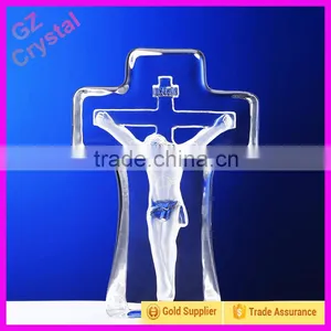 Fancy Wholesale Cheap Crystal Glass Cross thumbnail-3