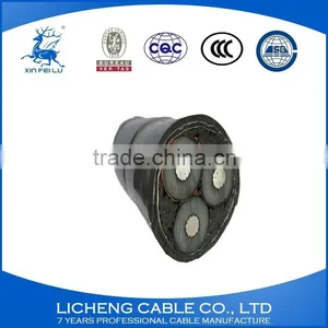 3*2.5mm2-low Voltage Aluminum 3 Core XLPE Insulated PVC Sheathed Steel-tape Armoured Power Cable-YJLV22 thumbnail-1