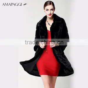 2015 Popular Winter Real Mink Fur Coat for Womens thumbnail-2