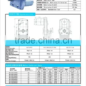 12V/24V DC Square Gear Motor Vending Machine Motor thumbnail-6