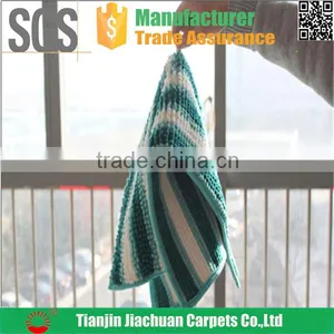 Polyester Hot Melt Adhesive Stripe Bathroom Mat thumbnail-6